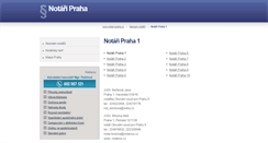 Desktop Screenshot of notari-praha.cz
