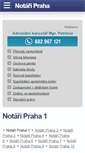 Mobile Screenshot of notari-praha.cz