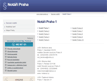Tablet Screenshot of notari-praha.cz
